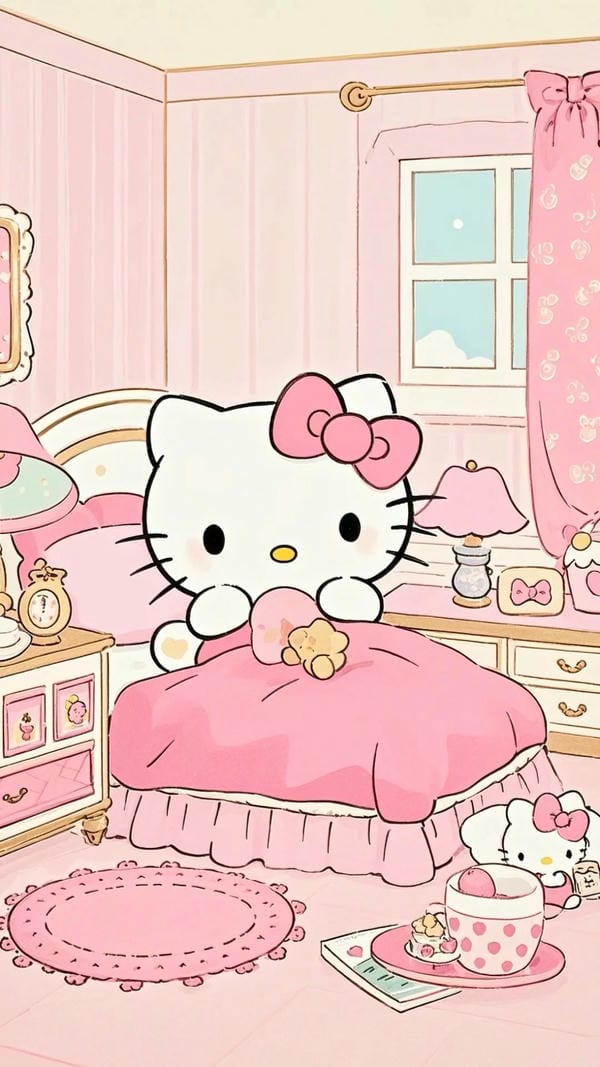hình nền Hello Kitty đẹp nhất​ 39