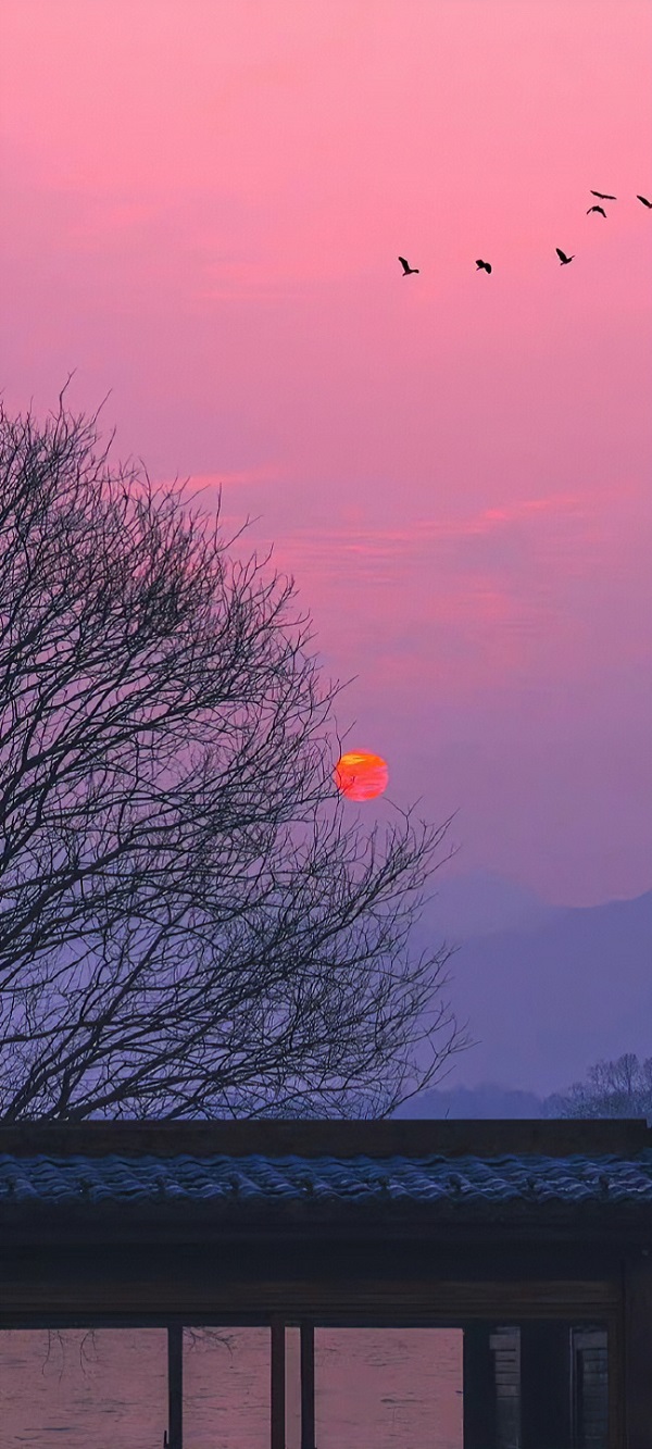 hình nền bầu trời hoàng hôn​ 7