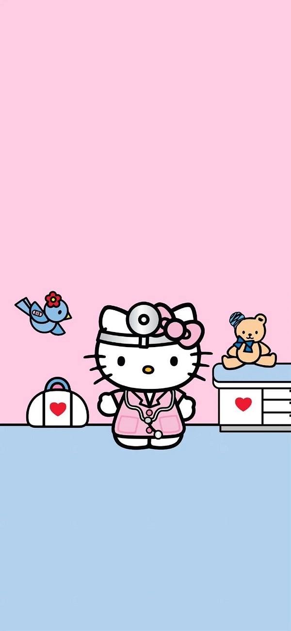 hình nền hello kitty dễ thương​ 4