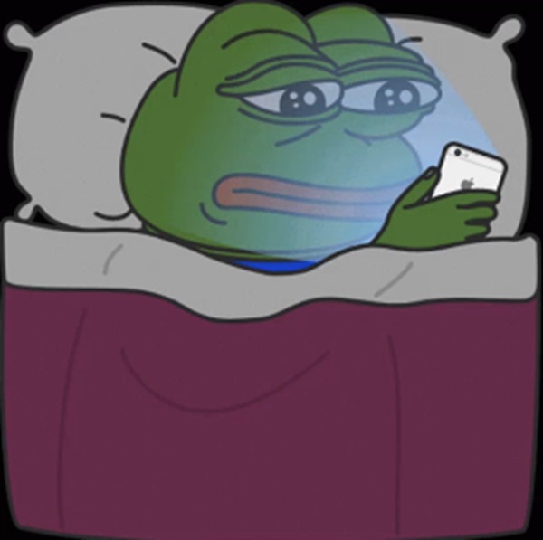 meme frog sad​ 18