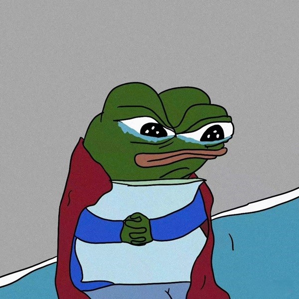 meme frog sad​ 7