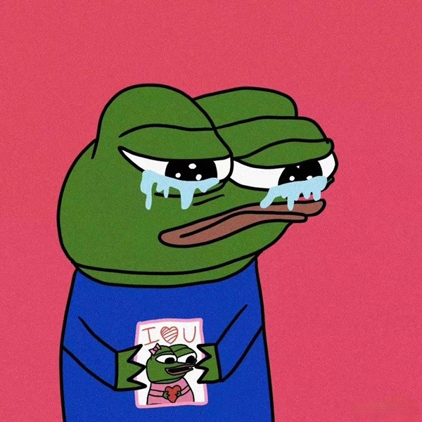 meme frog sad​ 8