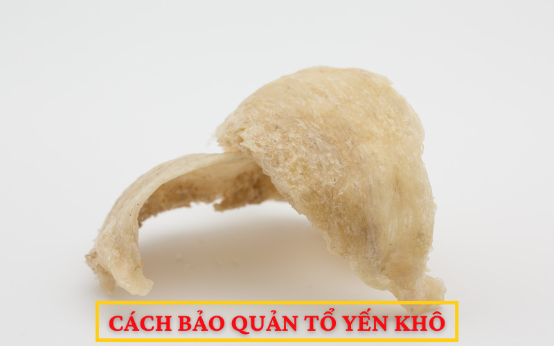 Cách bảo quản tổ yến khô