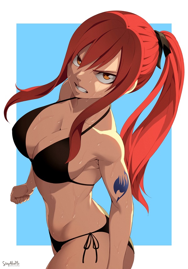 erza scarlet bikini​ 4