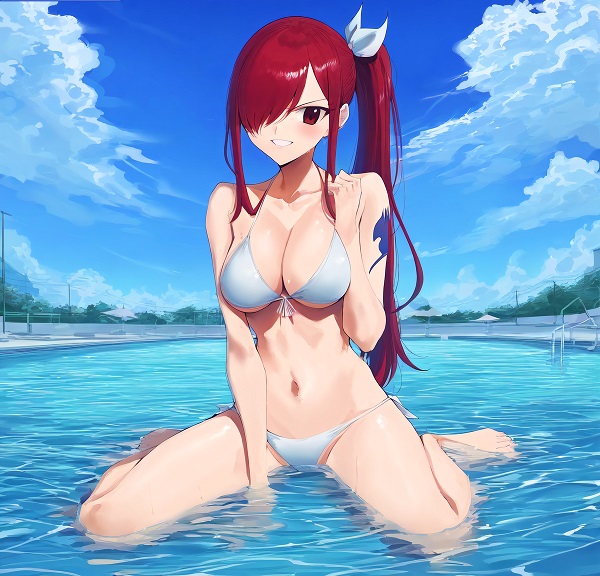 erza scarlet bikini​ 7