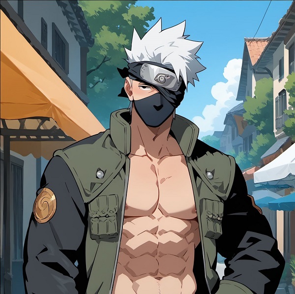 Kakashi Hatake real face 12