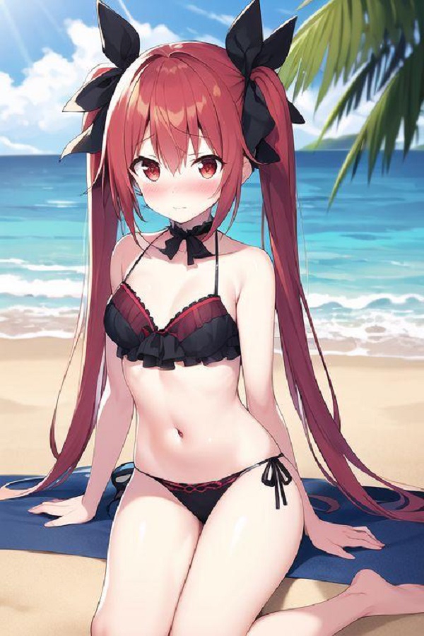 kotori itsuka bikini 8