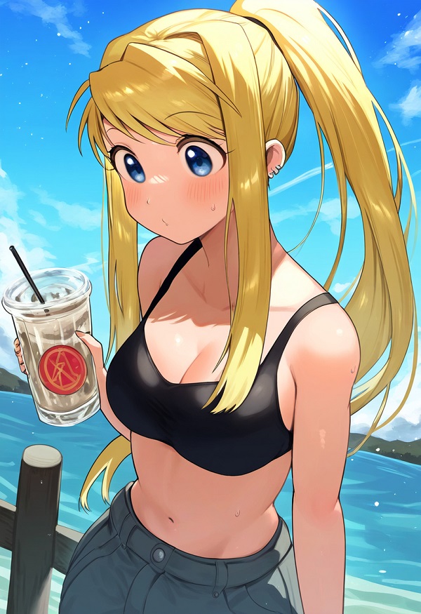 Winry Rockbell sexy 5