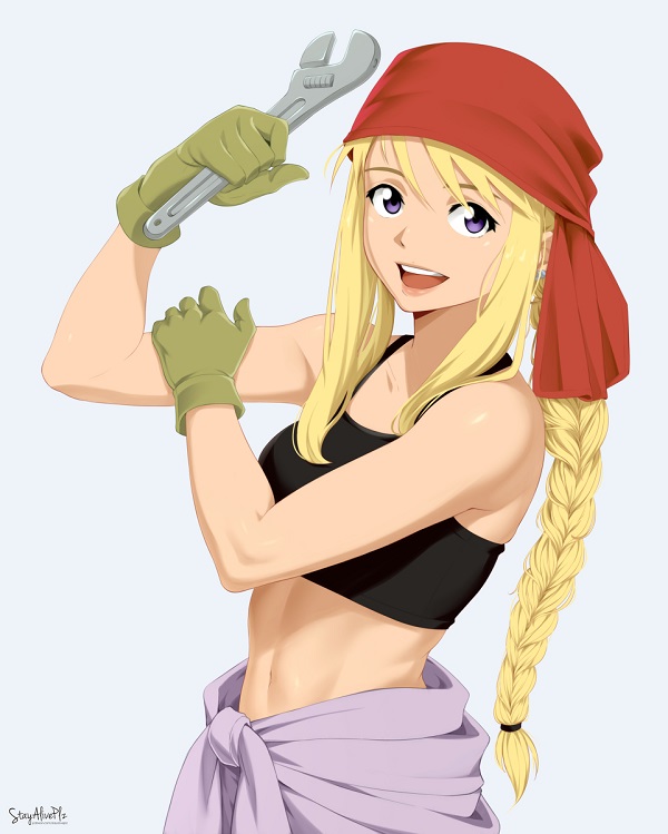 Winry Rockbell xinh đẹp 2