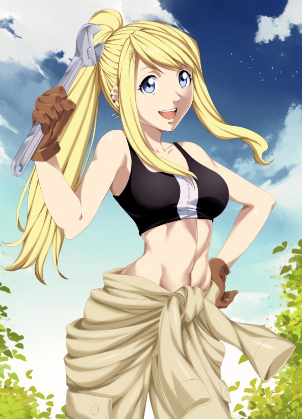 Winry Rockbell xinh đẹp 5