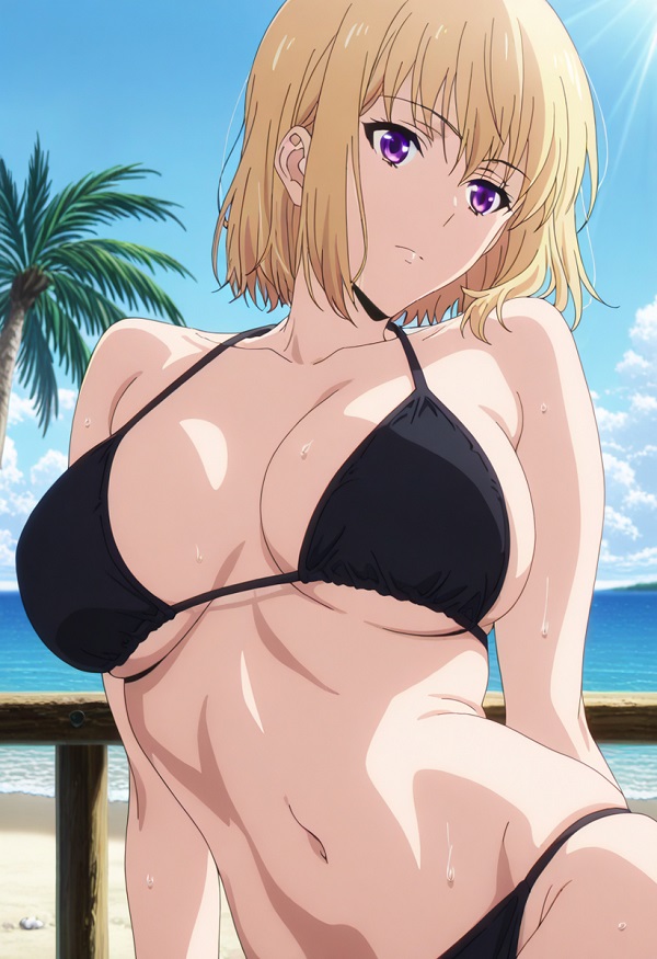 gái anime mặc bikini 9